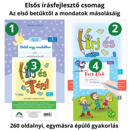 Elsős írásfejlesztő csomag (ajándék füzettel)