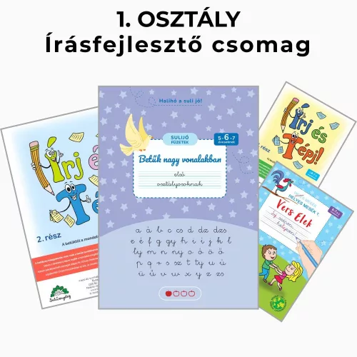 Elsős írásfejlesztő csomag (ajándék füzettel)