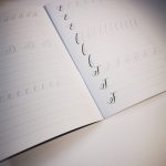 Kalligrafikus gyakorló !!AJÁNDÉK ECSETFILC!!